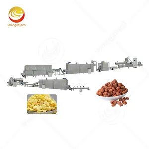Breakfast Cereal Organic Puffed Cornflake Make Machine Small Maize Corn Flake Production Line Price - Image 1