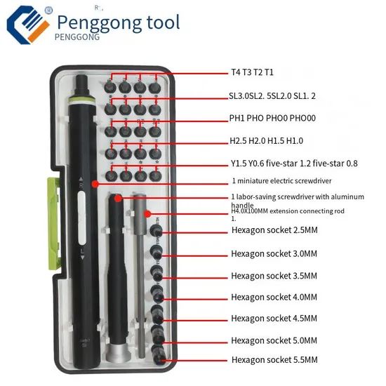 Mobile Phone Repair Essential: 46-in-One Precision Screwdriver Combination Set – Electronic Tools for Versatile Device Maintenance - Image 2