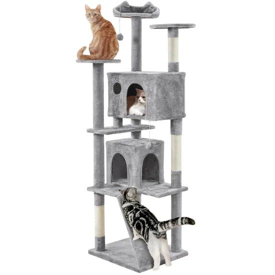 Factory Direct Sales Designer Big Scratcher Tower Cat Tree House - Image 3