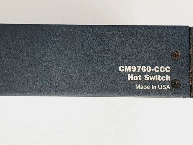 PELCO CM9760-CCC CCTV Computer Changeover Control Hot Switch,  Made in USA - Image 4