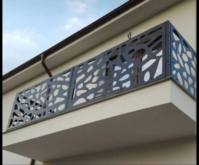 Polished Steel Railings, For Home Gauge 18 Design Panel Color Silver Position Balcony I Deal In New Only Material Grade SS - Image 2