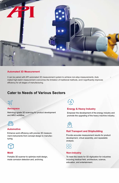 API 3D Laser Scanner Make API Precision High Model I Scan Magic Accuracy 20 micron Scanning Speed Rapid Is It Portable - Image 10
