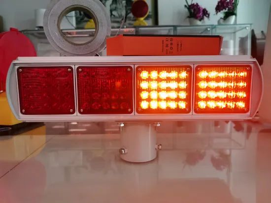 Solar LED Roadside Traffic Safety Emergency Warning Alert Strobe Light - Image 4