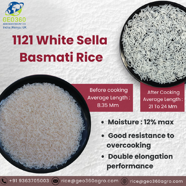 1121 White Sella Basmati Rice - Image 2