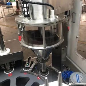 Rotary Coffee Pod Filling and Sealing Machine with Vacuum Feeding System - Image 2