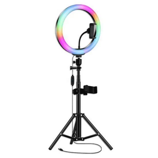 Portable RGB Ring Light with Tripod - Image 1