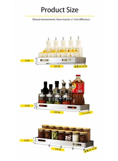 Kitchen Ladder Spice Rack Storage Holders Racks Kitchen Organizer Rack - Image 3