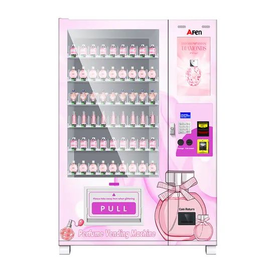 Afen OEM Advertise Display Touch Screen Perfume Vending Machine with Elevator - Image 1