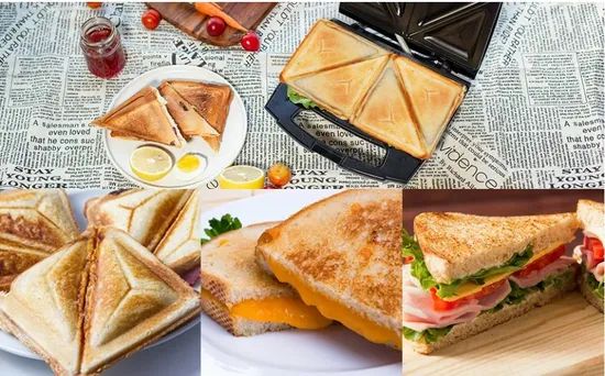 Home Automatic Portable Waffle Maker Pancake Crepe Maker Power 920W Voltage 230V Trademark OEM HS Code 85166090 Packing Gift Box - Image 5