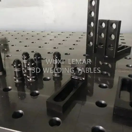 1500 3000 100mm D16 Cast Iron Modular Fixture Table - Image 4