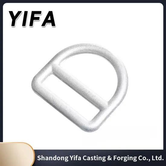 Forged Triangle Ring Boat Hardware Rigging Hardware Origin China Color Silver Condition New Technics Forged HS Code - Image 4