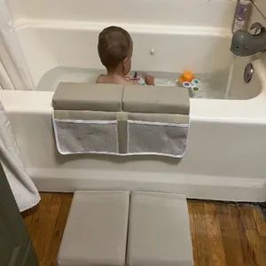Kids Pet Bath Essentials with Pockets Quick Drying Kids Baby Bath Mat - Image 6