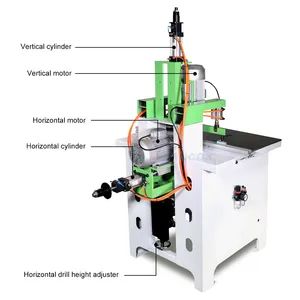 Woodworking Machine Vertical Horizontal Drilling Machine for Door Cabinet - Image 4