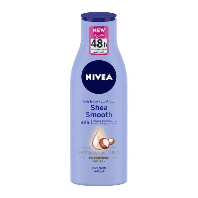 Nivea 48H Shea Smooth Dry Skin Body Lotion, 250ml | Lasting Nourishment - Image 1