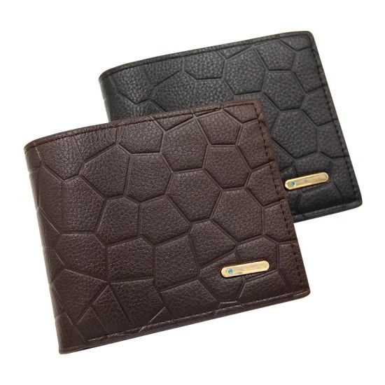 Factory Directly Supplies Men′ S Leather Short Wallets MOQ 50PCS Model C555 Season All Material PU Gender Men's Model NO. - Image 1