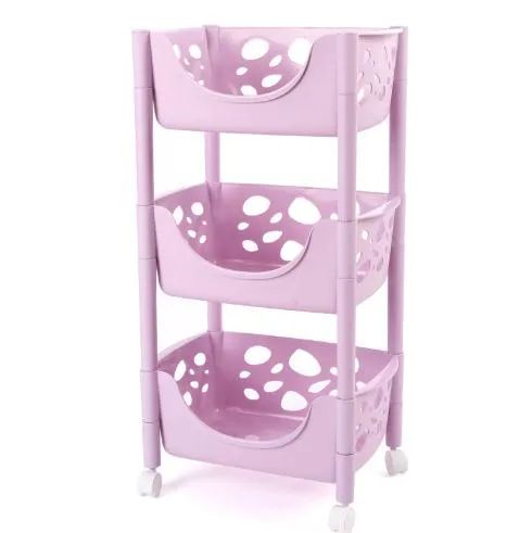 Fplastic Detachable Kitchen Bathroom Storage Shelves Rack - Image 1