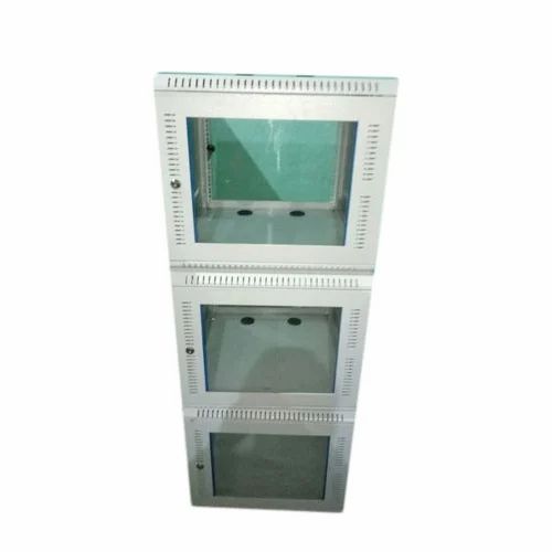 Grey Server Rack Height 9u Color GREY Depth 500 Mm Shape Rectangular Material Mild Steel Is It Lockable Lockable Networking Type LAN, - Image 1