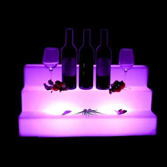 16color Changing LED Bottle Champagne Shelf Quality Display Racks LED Nightclub Furniture - Image 3