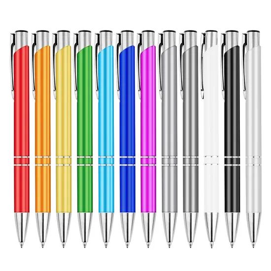 Hot-Sale Ballpoint Pen Multi-Color Optional with Customized Laser Engraving Logo - Image 1