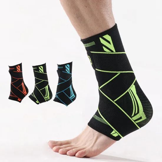 Dorrella Adjustable Sports Protection Strain Wraps Bandages Elastic Ankle Support Brace - Image 2