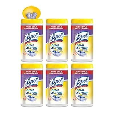 Lysol Dual Action Disinfecting Wipes, Citrus Scented, Multisurface, 75ct - Image 3