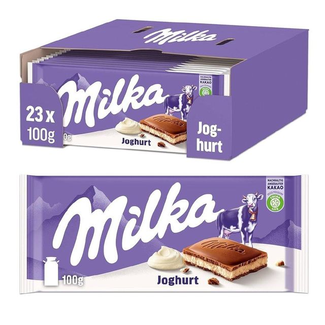 Milka Yogurt Chocolate Bar 100g - Perfect Combination of Flavors - Image 3