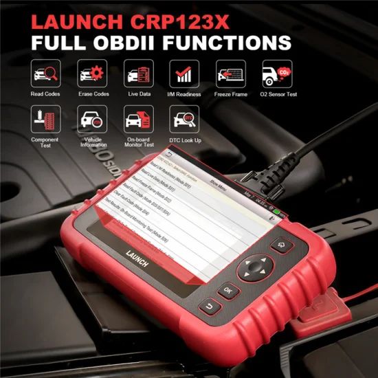 Launch Crp123X Car Code Reader Auto Diagnostic Tool Origin China Condition New Net Weight 565g Trademark LAUNCH Type Code - Image 6