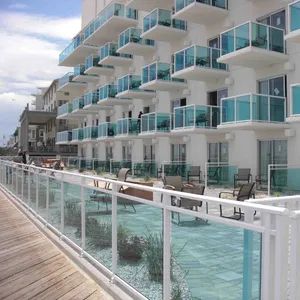 Outdoor Glass Railing System U Channel Glass Fence - Image 3