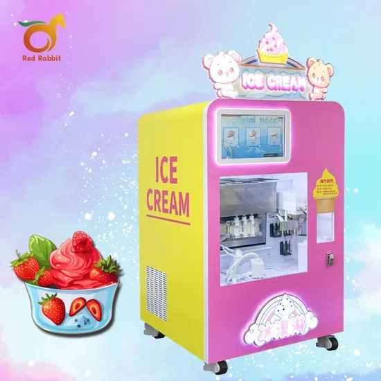 Ice Cream Vending Machine Hard Ice Cream Frozen Fruit Machine Snowflake Ice Cream Maker - Image 1