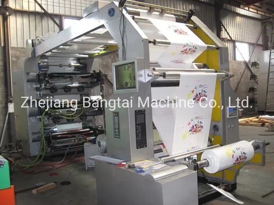 High Speed Four Color Flexo Printing Machine Dryer IR Type Ink Jet Origin China Customize Yes Trademark SANBI HS Code - Image 1