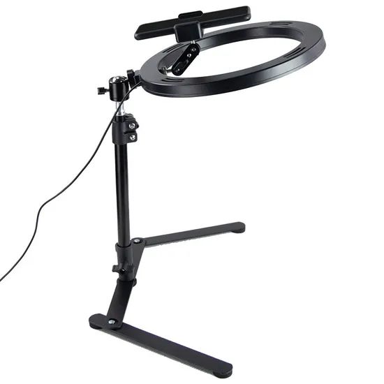 10 Inch LED Ring Light with Stand Set - Image 1
