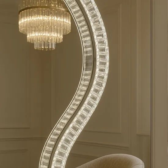 Smart Wall Light Emitting Diode Mirror Crystal Wall Light - Image 3