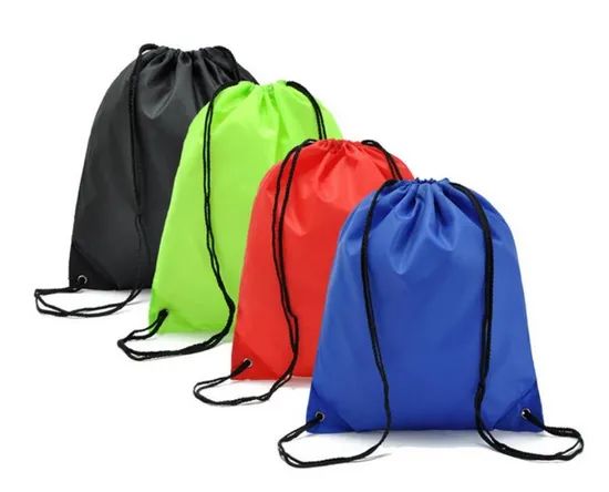 Drawstring Promotional OEM Polyester Bag Origin China Hardness Soft Trademark OEM Usage Shopping Color OEM Color Style - Image 5