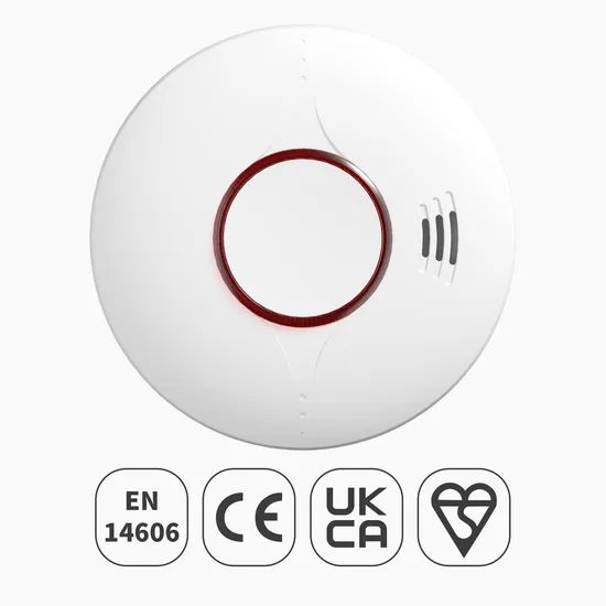 868 433MHz RF Module Smoke Detector with 10 Years Non Replaceable ...