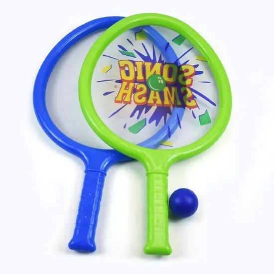 Children s Color Printing Plastic Racket PVC Plastic Toy Tennis Racket - Image 4