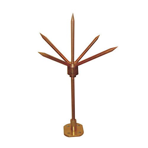Zaral Lightning Arresters Brand Zaral Design Robust Length 4 Feet Coating Copper Durability High Voltage 5 - 500 kV Finish Impeccable Finish, - Image 1