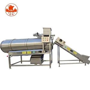 Stainless Steel Corn Puffs Flavoring Tumbler Making Machines/Corn Snacks Seasoning Making Machines - Image 4