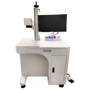 High Precision 30W Fiber Laser Marking Machine with Computer - Image 1