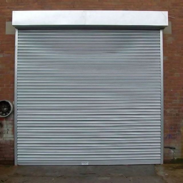 Industrial MS Rolling Shutter Style Full Height Position Exterior Durability Durable Material Mild Steel Surface Finish - Image 1