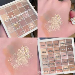 25 Color Eyeshadow Pearl Matte Makeup Multi-Color Eyeshadow Plate - Image 6