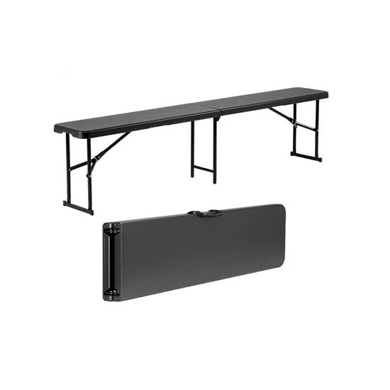 183cm Portable Long Outside Recycled Plastic Picnic Park Benches - Image 4