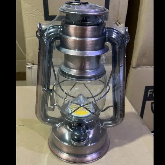 Rechargeable Brass Retro Style LED Lanterns Origin China Trademark WTHZ Model NO. LL034 Light Source LED Housing Material - Image 4