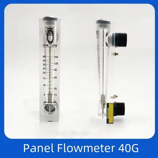 1 40g Gas Flowmeter with Adjustable Valve Air Rotormeter Panel Liquid Flow Meters - Image 3