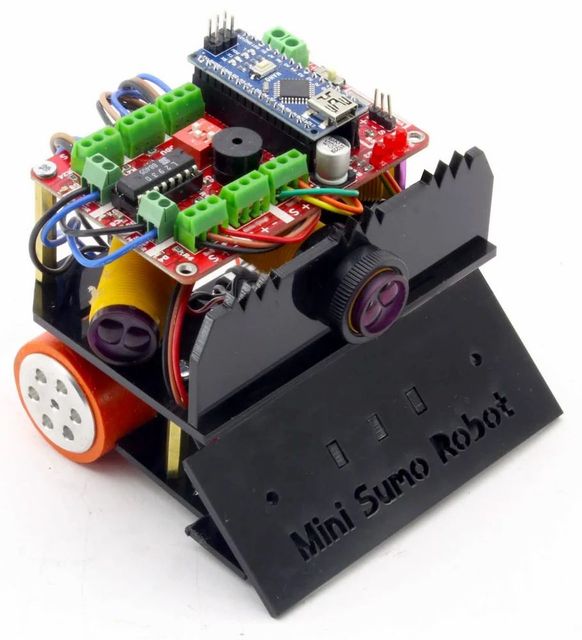 Sumobot Educational Robot Kits Interface USB Material Plastic Battery AA Battery Operating Voltage 12 V DC Usage/Application Educational - Image 2