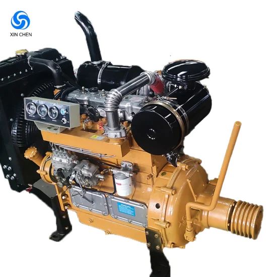 Weifang Ricardo Small Four Cylinder R4105 56kw 75HP 90HP Water Cooling Complete Diesel Engine - Image 1