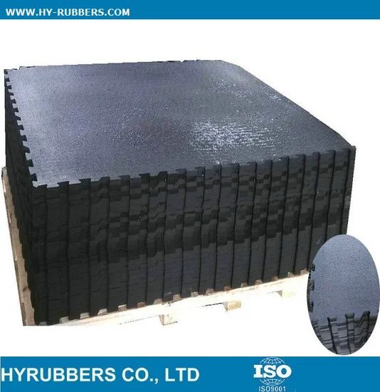Small Squared Cow Mat, Horse Stable Mat Origin China Medium Rubber HS Code 40169100 Trademark HYRUBBERS Raw Materials - Image 4