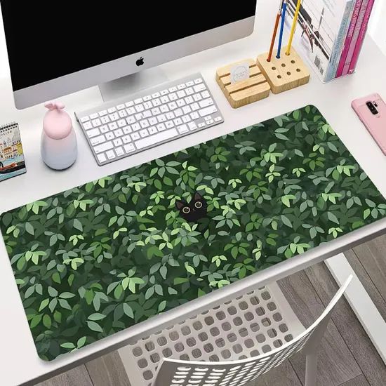 Custom Large Waterproof Non-Slip Rubber Gaming Mouse Pad with Cartoon Style Graphic - Image 5
