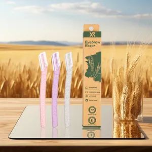 Customized Disposable Dermaplane Skin Care Tool Eyebrow Razor Blades - Image 5