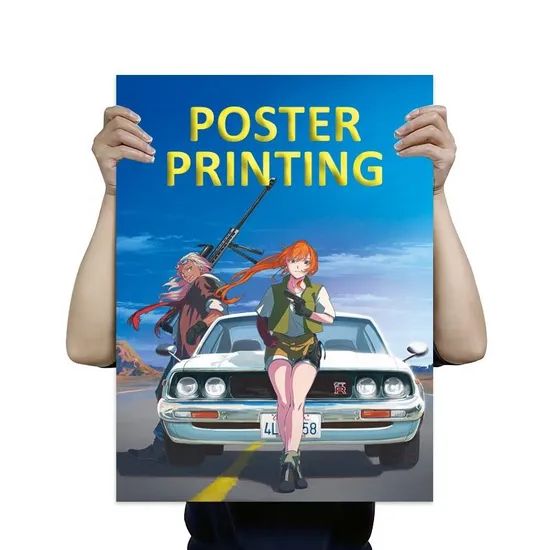 Custom Art Paper Poster A2A3A4 Offset 15D Film Lamination MOQ100 - Image 4