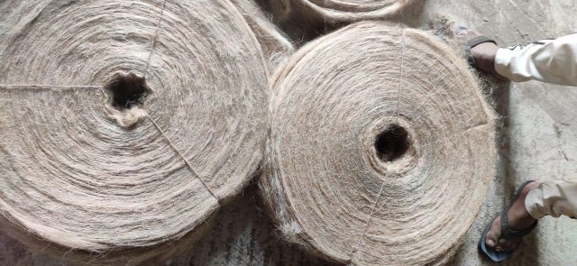 RAW Jute,Jute Yarn ( Mestha White ) Mestha Sliver - B-C - Image 1
